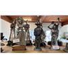 Image 4 : SHELF OF ASSORTED PEWTER FIGURINES