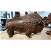 Image 5 : SHELF OF ASSORTED CARVED WOOD FIGURES, 2 ANIMAL SHAPED CANDLES & A PEARLITE OWL