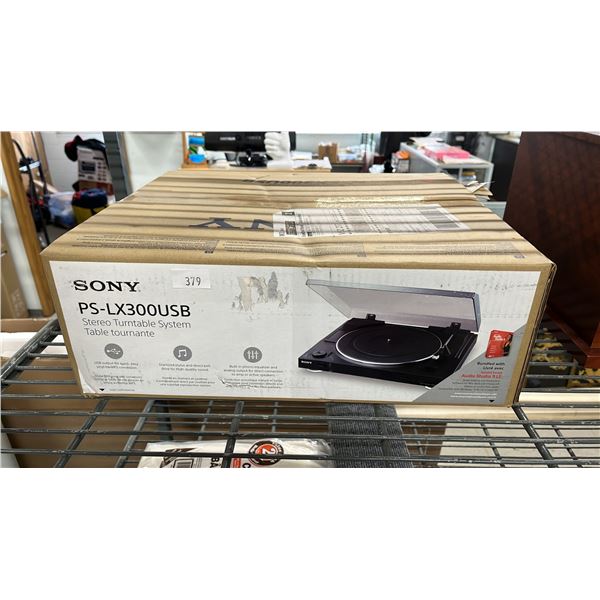 SONY PS-LX300USB STEREO TURNTABLE SYSTEM *IN BOX*
