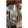 Image 3 : SAUDER STAINLESS STEEL BREW KETTLE POT, BENCH BOTTLE CAPPER, METAL BUCKET & MORE