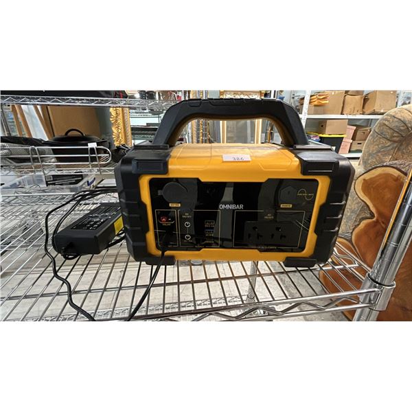 OMNIBAR PORTABLE POWER STATION *TESTED/WORKING*