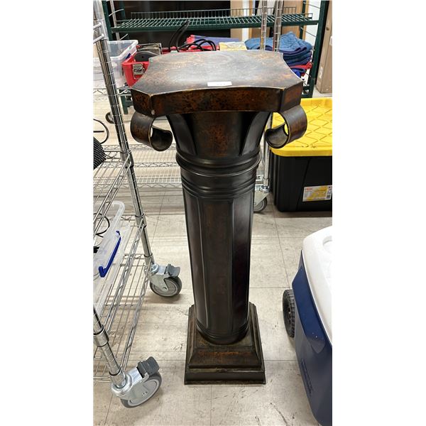 METAL 35.5" TALL PEDESTAL PLANT STAND