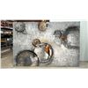 Image 1 : LARGE TEXTURED ABSTRACT PAINTING: 59" X 39.5"