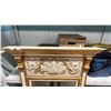 Image 4 : NEOCLASSICAL STYLE GILT WOOD FRAMED TRUMEAU MIRROR: APPROX. 53.5" X 37.5" *MIRROR IS DESILVERING*