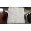 Image 2 : FABRIC UPHOLSTERED OTTOMAN WITH SILVER NAILHEAD TRIM