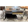 Image 2 : CONTEMPORARY METAL & GLASS CONSOLE TABLE