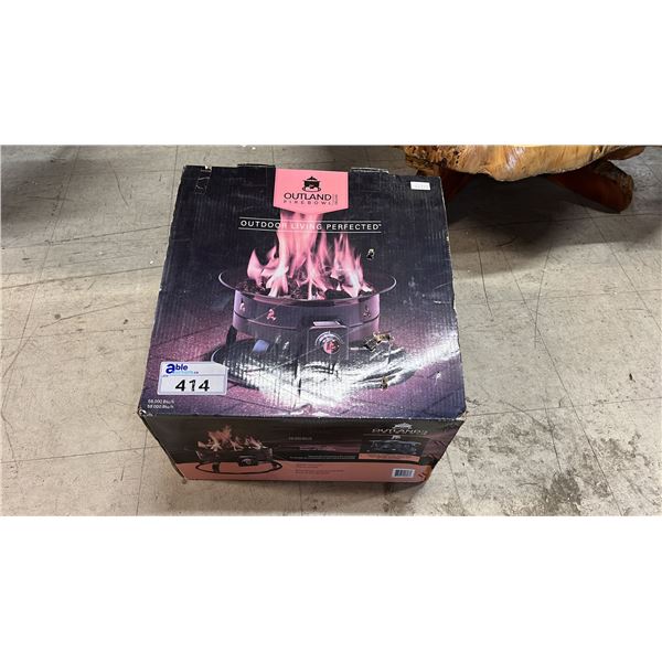 OUTLAND FIREBOWL PROPANE FIRE PIT