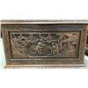 Image 12 : INTRICATELY CARVED ASIAN WOOD DESK WITH CHAIR