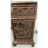 Image 8 : INTRICATELY CARVED ASIAN WOOD DESK WITH CHAIR