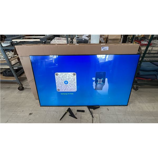 SAMSUNG 75" QLED Q8F 4K VISION AI SMART TV WITH STAND & REMOTE: *BOX INCLUDED*