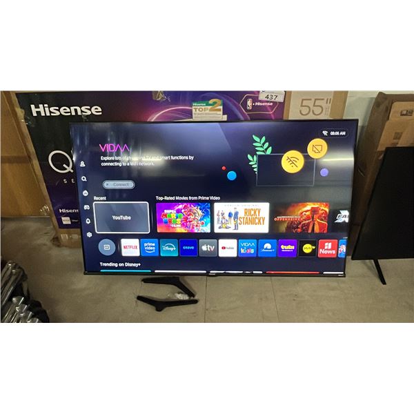 HISENSE 55" QD6 SERIES QLED 4K GOOGLE TV WITH STAND & BOX - *NO REMOTE*