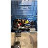 Image 2 : 3 ASSORTED TOOLBOXES WITH TOOL CONTENTS INCLUDING; PALM SANDER, BENCH VISE, WRENCHES & MORE