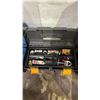 Image 3 : 3 ASSORTED TOOLBOXES WITH TOOL CONTENTS INCLUDING; PALM SANDER, BENCH VISE, WRENCHES & MORE