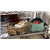 Image 3 : SHELF OF ASSORTED ITEMS INCLUDING; SHOE CARE PRODUCTS, AUTOMOTIVE WASHING SPONGES, SURVIVAL GEAR &