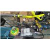 Image 3 : *TESTED WORKING* RYOBI EASY EDGE CORDLESS TRIMMER WITH BATTERY, CHARGER & SPOOL OF RINO-TUFF HEAVY