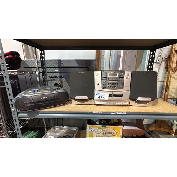 SONY CFD-ZW770 CD RADIO CASSETTE-CORDER & SONY MP3 CD RADIO CASSETTE-CORDER CFDS03CP