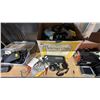Image 3 : SHELF OF ASSORTED ITEMS INCLUDING; PRADA SUNGLASSES, GARMIN NAVIGATION TOOL, SOLAR PANEL & MORE