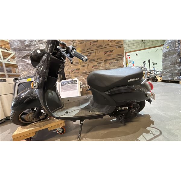 ARMADA ELECTRIC RIDE-ON SCOOTER (FRONT WHEEL LOCKED, SEAT LOCKED, UNKNOWN WORKING CONDITION)