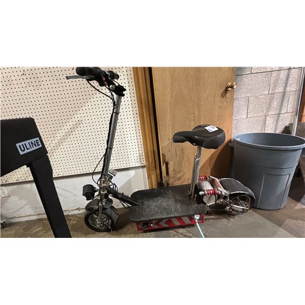 ELECTRIC SIT-DOWN SCOOTER (NO KEYS, NO CHARGER, UNKNOWN WORKING CONDITION)