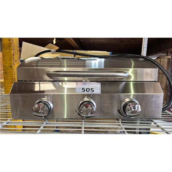 NXR STAINLESS STEEL TABLE TOP PROPANE BBQ
