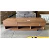 Image 1 : 3-DRAWER WOOD CONSOLE TABLE 60" X 19" X 17"