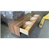 Image 2 : 3-DRAWER WOOD CONSOLE TABLE 60" X 19" X 17"