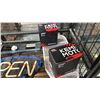 Image 4 : SHELF OF ASSORTED ITEMS INCLUDING; ELECTRONIC OPEN SIGN, READY TO LIGHT CHARCOAL BRICKS, KEMI MOTO