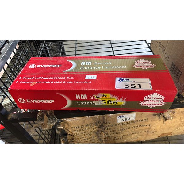 EVERSEF HM SERIES ENTRANCE HANDLESET