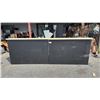 Image 1 : PAIR OF RECEPTION DESKS (SOME DAMAGE, SOME ATTACHED ELECTRICAL)