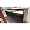 Image 2 : PAIR OF RECEPTION DESKS (SOME DAMAGE, SOME ATTACHED ELECTRICAL)