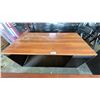 Image 2 : 3-DRAWER WOOD EXECUTIVE DESK 72" X 36" X 30"