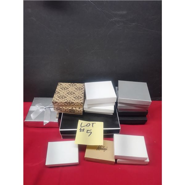 Jewelry Gift Box Lot