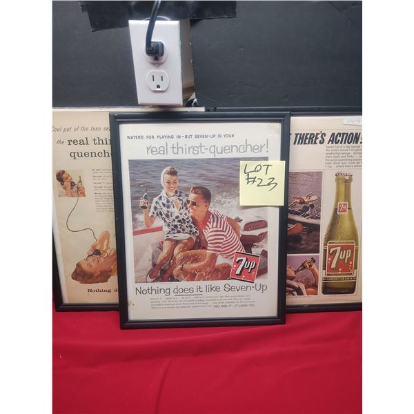 Vintage 7 UP Ad's