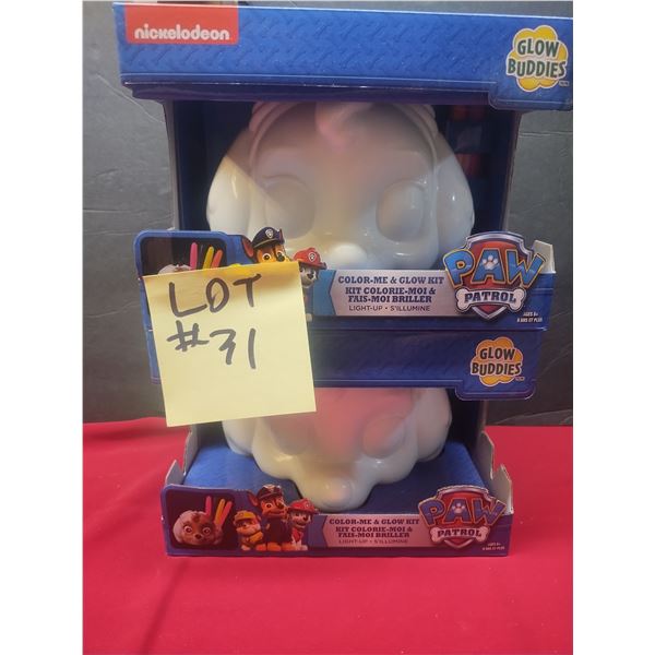 Paw Patrol Colour Me Glow Kit