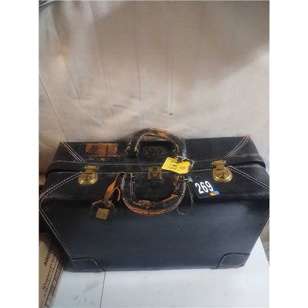 Vintage Black Suitcase