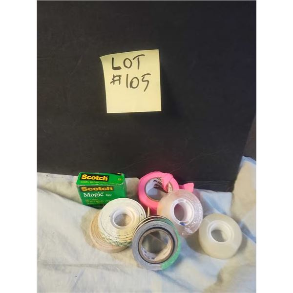 Miscellaneous Tape Lot 3