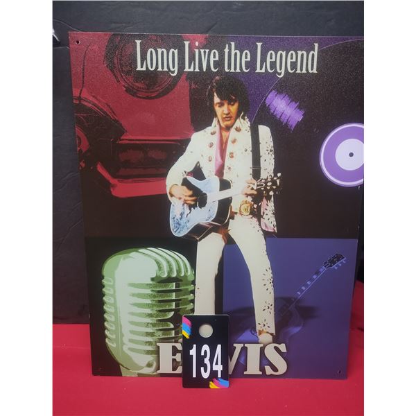Elvis Metal Sign