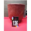 Image 1 : Red Swirl Flower Pot