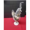 Image 2 : Metal Caged Rooster Decor