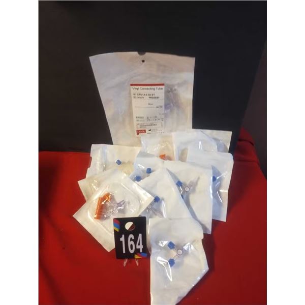 Large Lot Of Medical Tube Connectors
