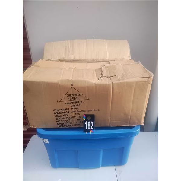 Ceramic Stones With Herb "Fennel" Engraved Lot 2