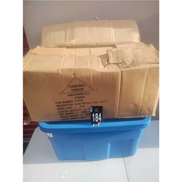 Ceramic Stones With Herb "Fennel" Engraved Lot 4