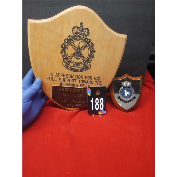 Military Award Plaques