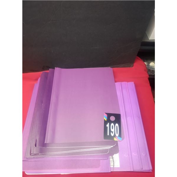 Purple Report Covers