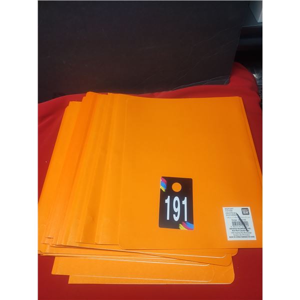 Orange Report Covers