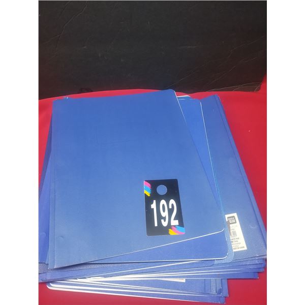 Blue Report Covers Lot A