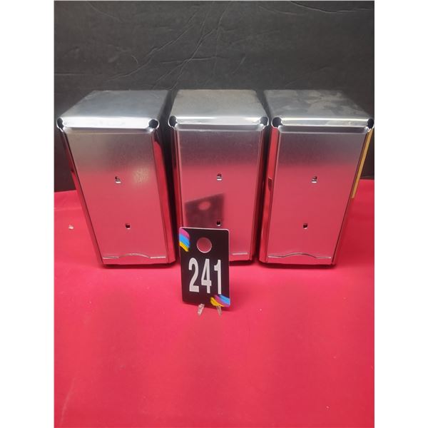 Metal Napkin Holder Lot 2