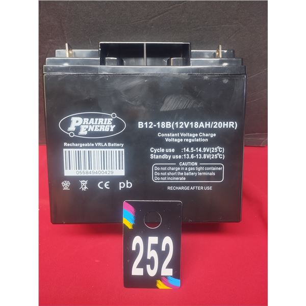 Prairie Energy E-Bike Battery Lot 1