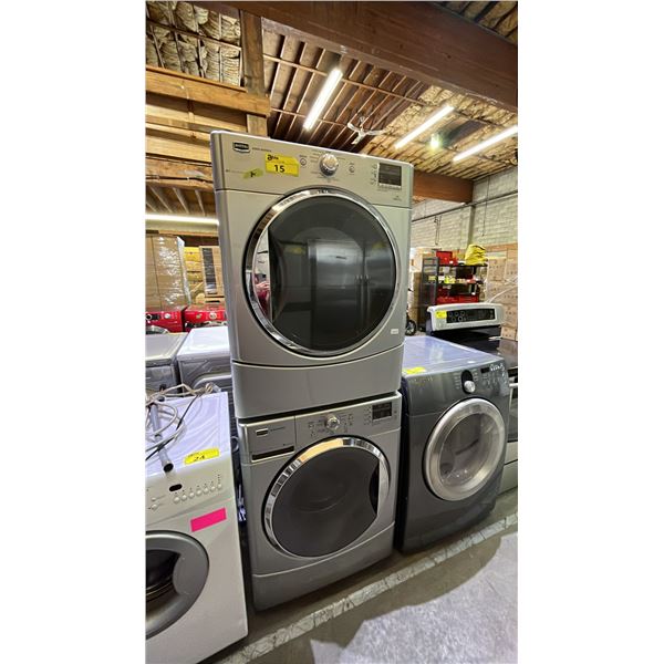 MAYTAG 2000 SERIES GREY FRONT LOAD WASHER & DRYER SET