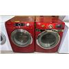 Image 1 : SAMSUNG RED FRONT LOAD WASHER & DRYER SET